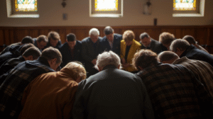 Morning Prayer for Healing; Church team opening devotion before a meeting