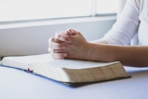 Seeking spiritual discernment through morning prayer.