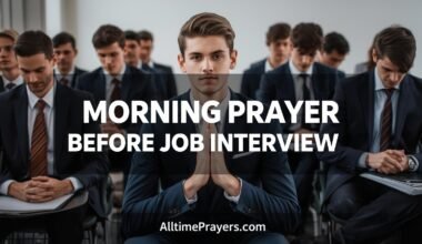 Morning Prayer Before Job Interview