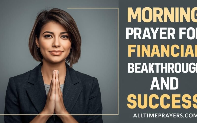 Morning Prayer for Financial Breakthrough and Success