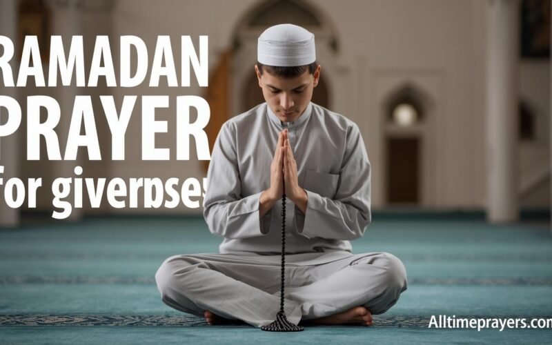 Ramadan Prayer for Forgiveness