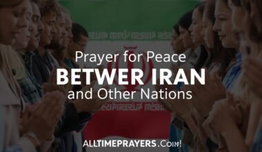 Prayer for Peace Between Iran and Other Nations