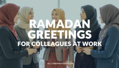 Ramadan Greetings for Colleagues at Work