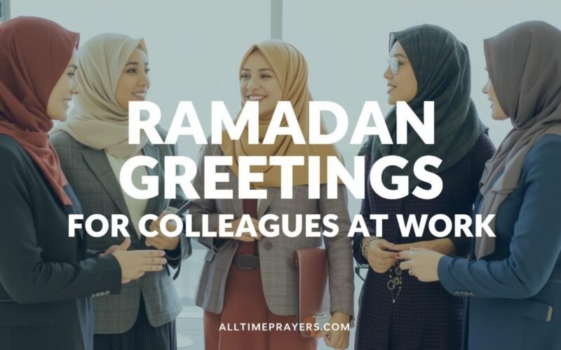 Ramadan Greetings for Colleagues at Work