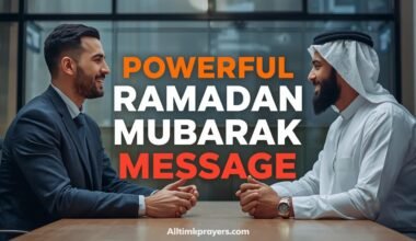 powerful Ramadan Mubarak prayer message